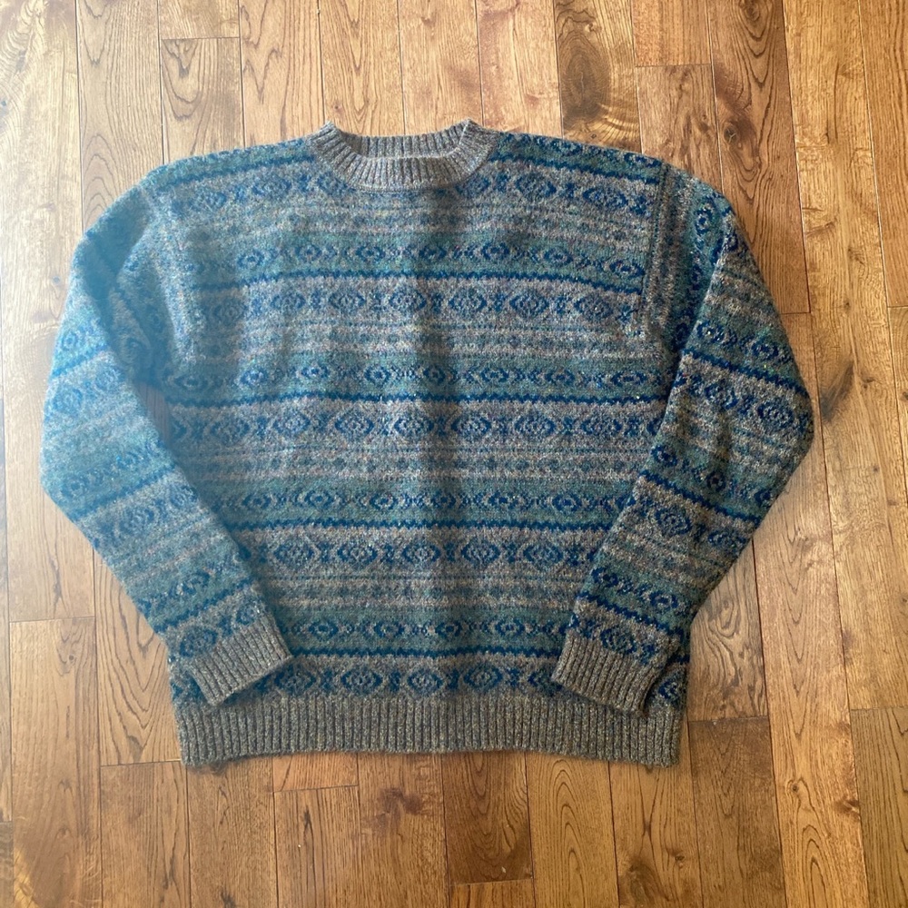 Vintage Eddie Bauer 100% Wool Sweater